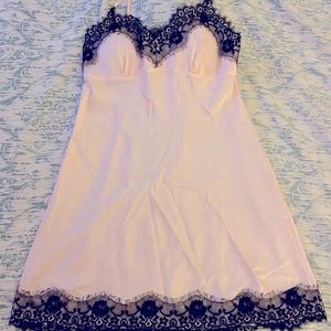 Blush silky night dress